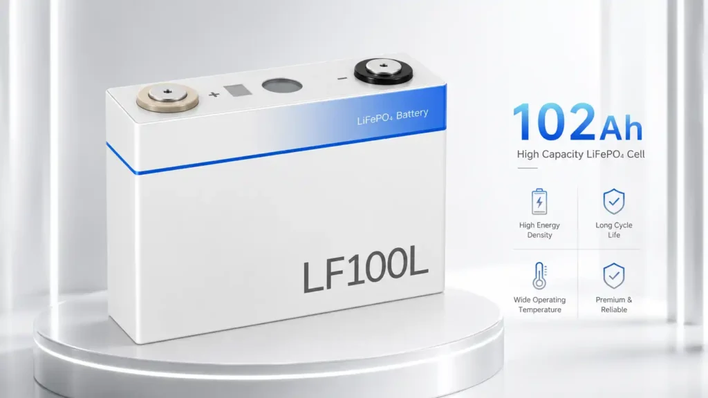 LF100LA 3.2V 100Ah LiFePO4 Prismatic Cell Product Details (3)