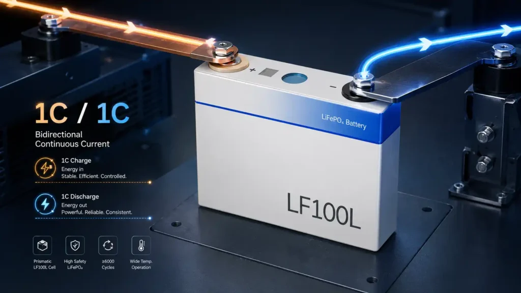 LF100LA 3.2V 100Ah LiFePO4 Prismatic Cell Product Details (4)