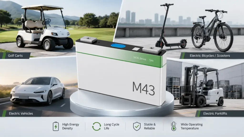M43 5.45Ah NCM Battery Cell Product Details (1)