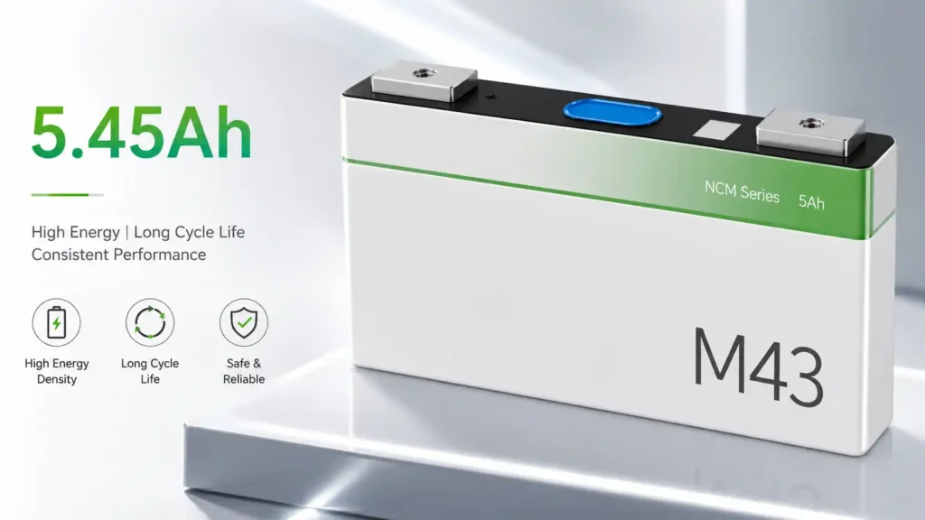 M43 5.45Ah NCM Battery Cell Product Details (2)