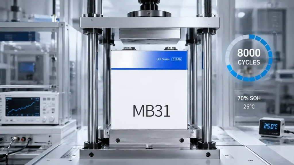 MB31 314Ah 3.2V LiFePO4 Prismatic Cell Product Details (2)
