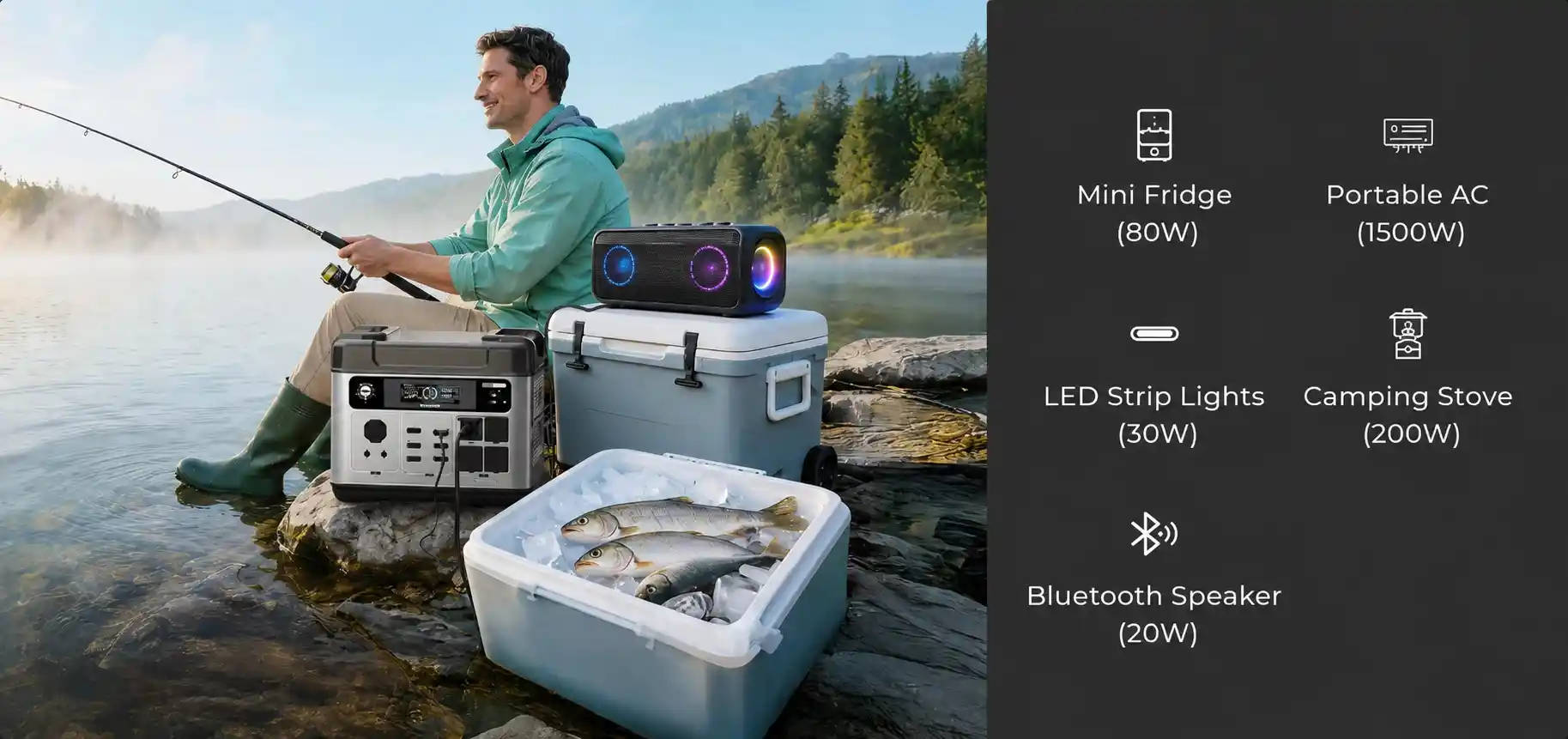 P2001 Pro 3200W 2048Wh Portable Power Station Detail Images (3)