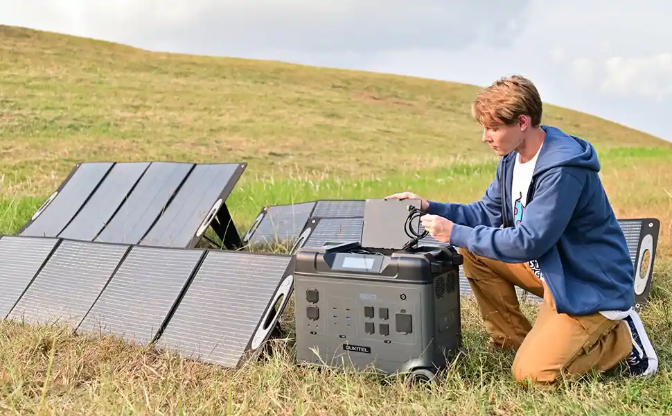 PV400 400W Portable Solar Panel Foldable Monocrystalline Detail Images (2)