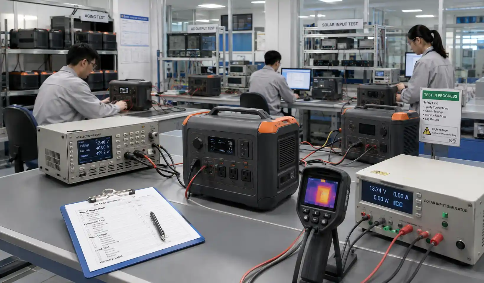 Portable Power Station QA Test Plan for OEMs