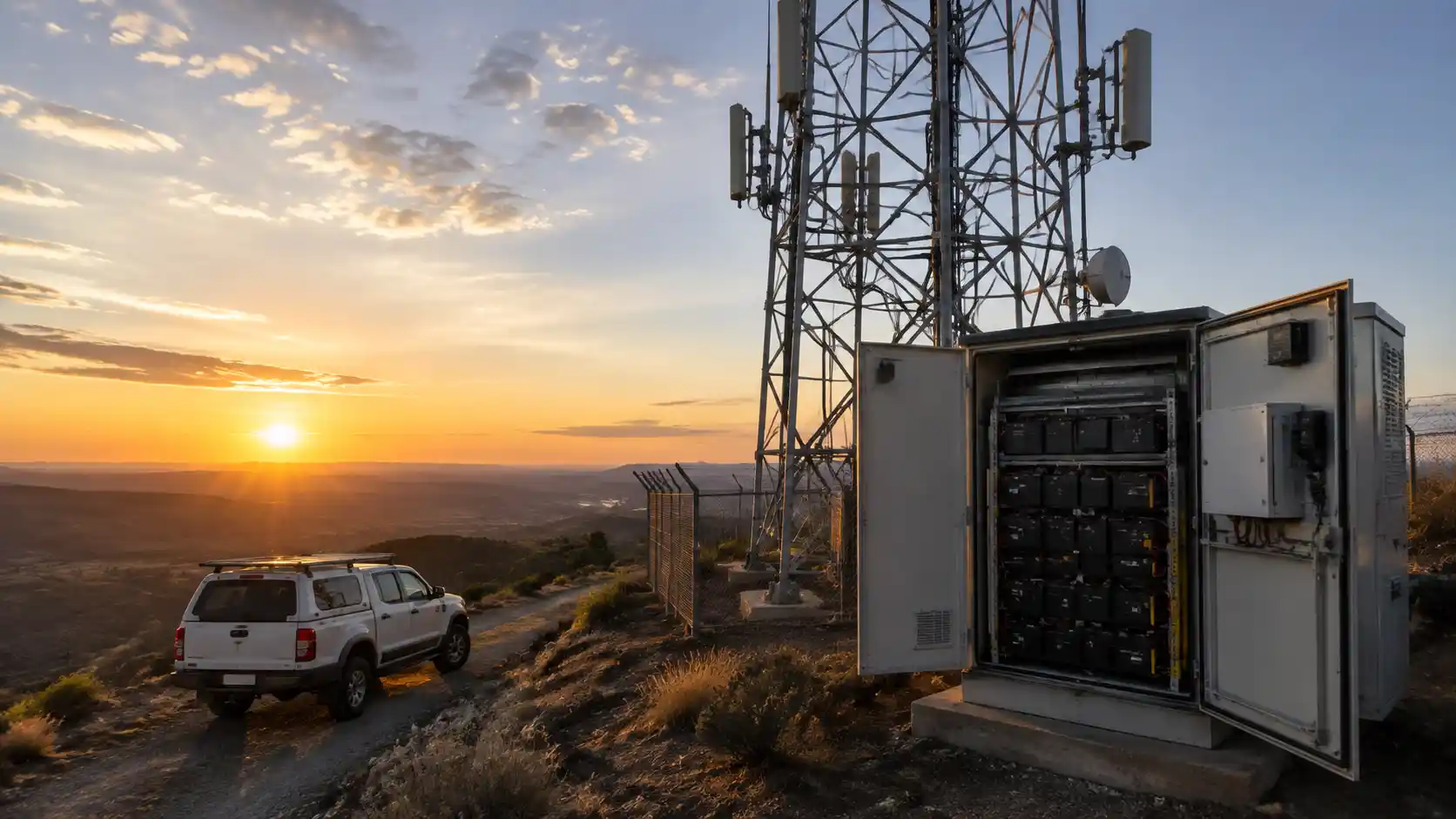 Telecom battery backup systems for towers 5G sites and network cabinets