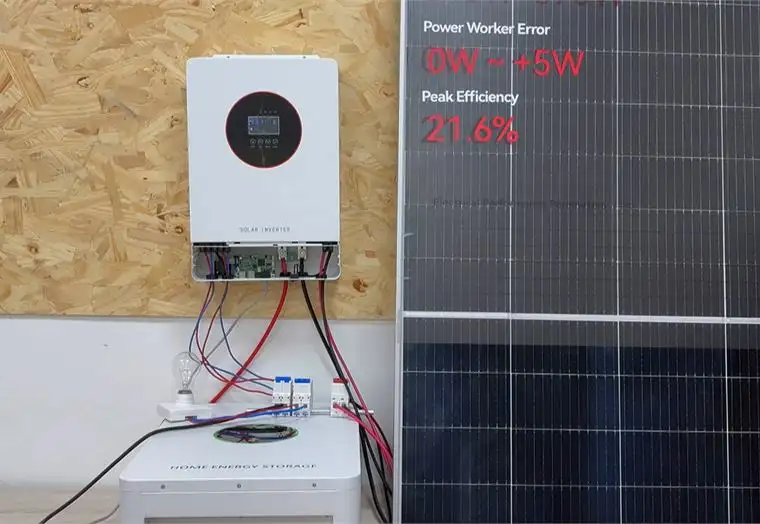 Solar inverter setup mode case