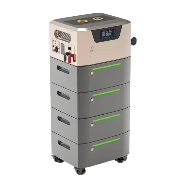 Stacked Energy Storage Lifepo4 Battery 51.2V 48V 400Ah Lithium Battery 20KWh ESS With 5KW Solar Inverter