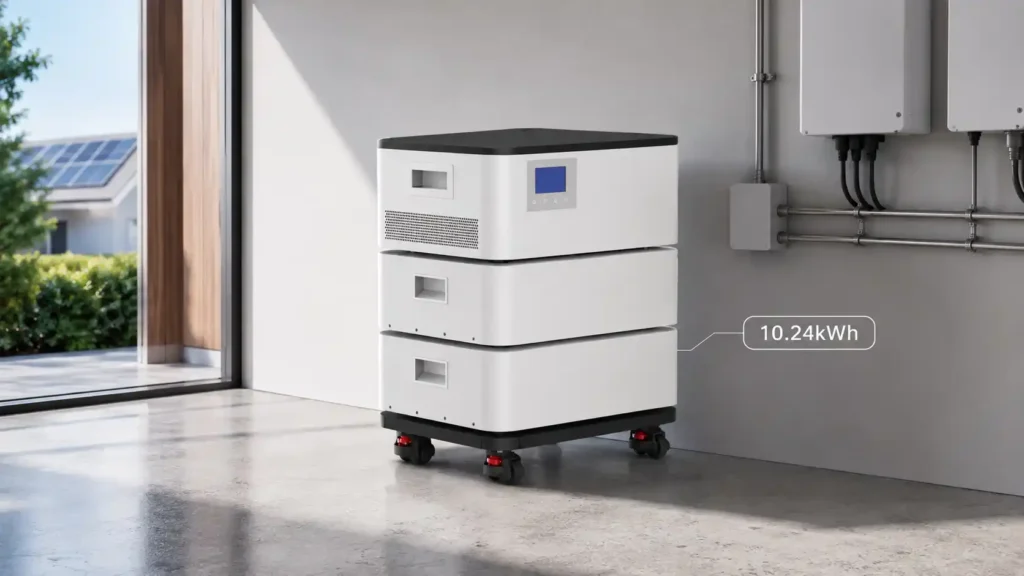 AIO-6K10 10.24kWh Stackable LiFePO4 Home Energy Storage System 51.2V Product Details (2)