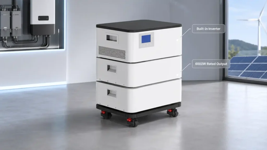 AIO-6K10 10.24kWh Stackable LiFePO4 Home Energy Storage System 51.2V Product Details (3)