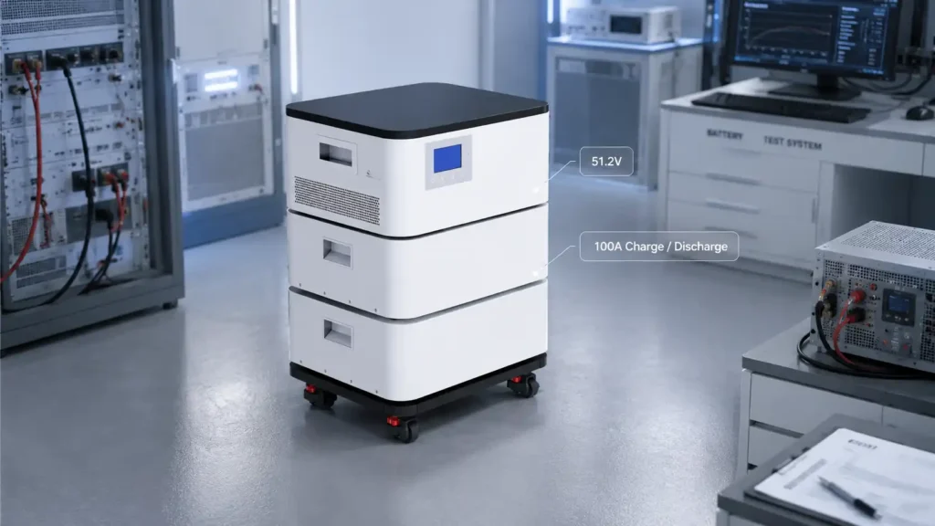 AIO-6K10 10.24kWh Stackable LiFePO4 Home Energy Storage System 51.2V Product Details (4)