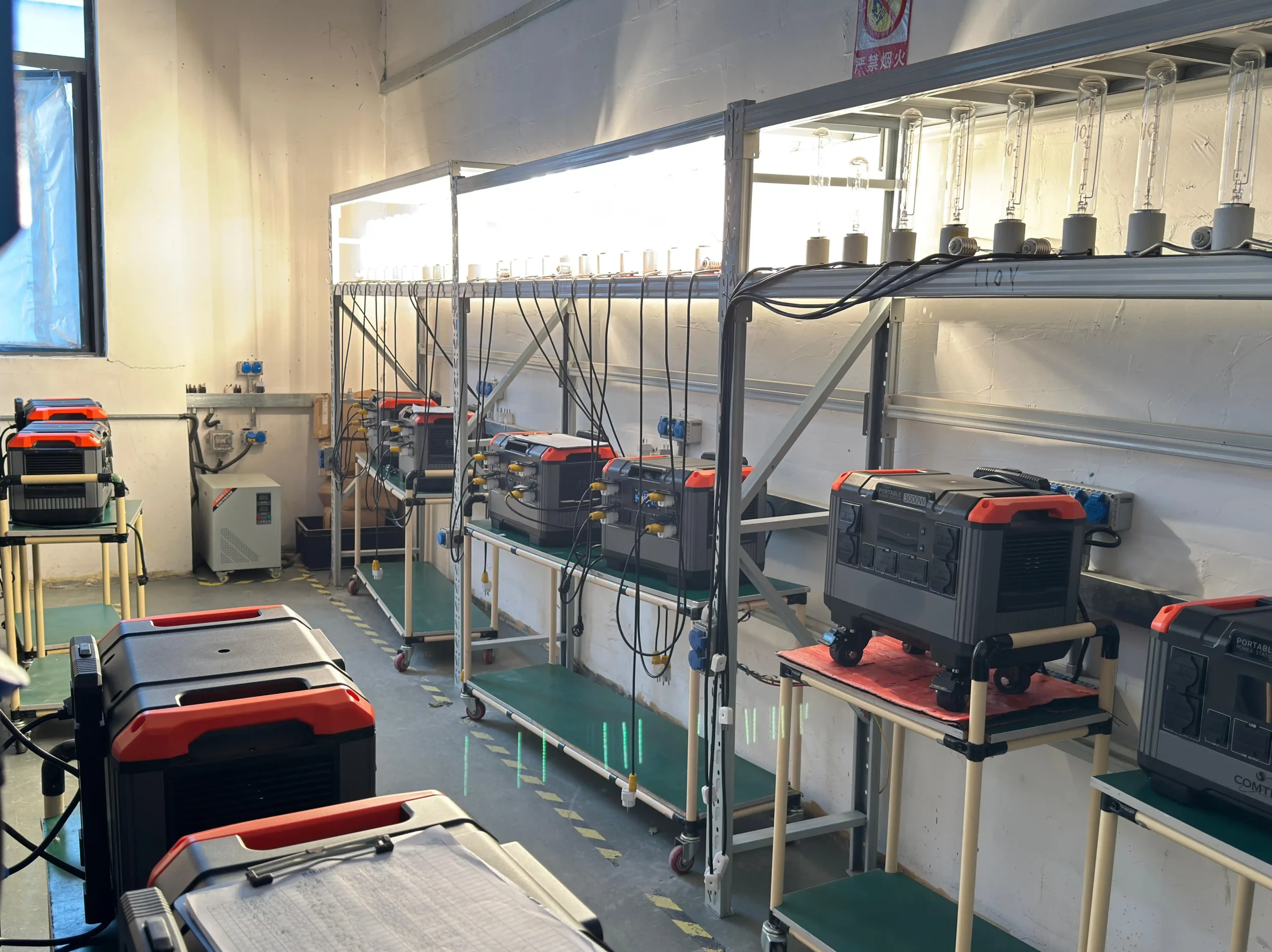 Battery cycler systems running multi-channel charge and discharge testing