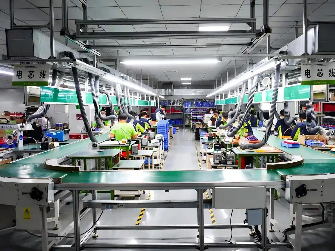 Battery production line ready to move an approved sample configuration into volume production