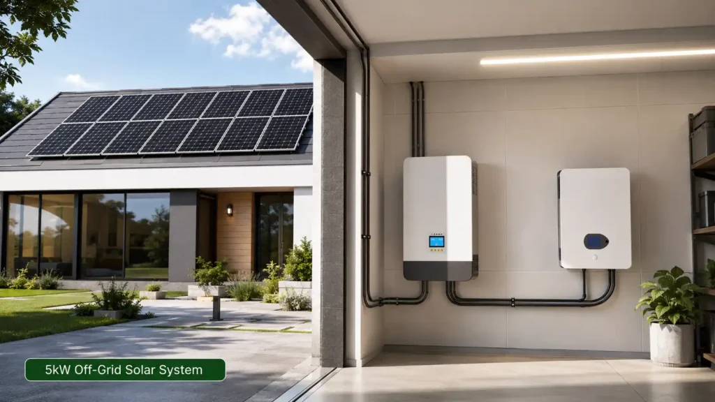 Complete Solar System 5KW Off Grid Solar Power System Kit for Home Product Details (3)