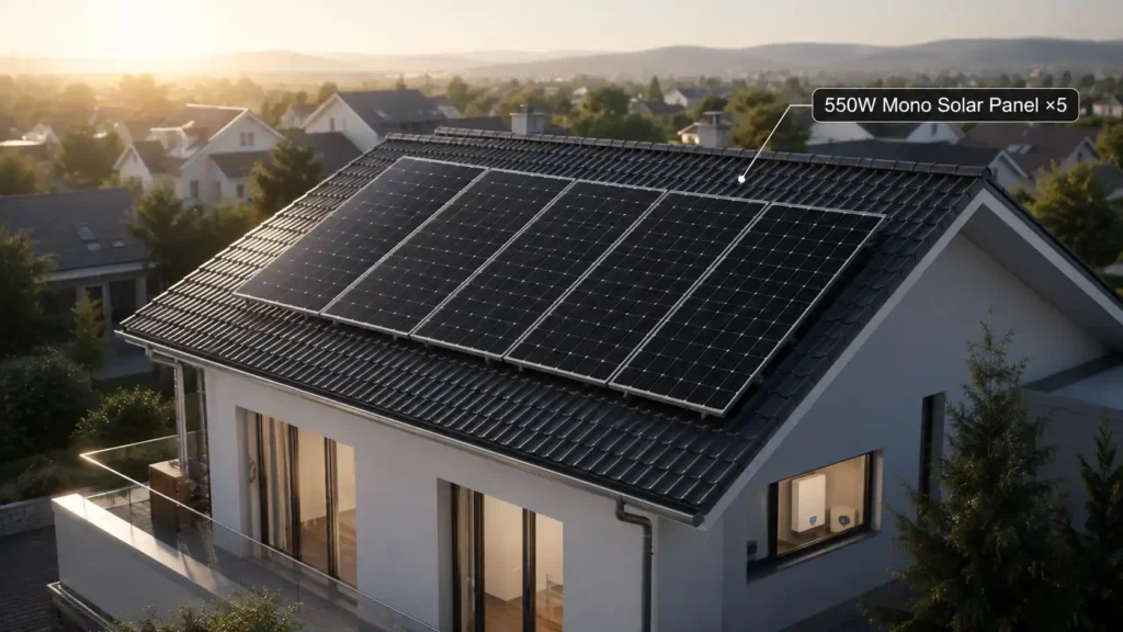 Complete Solar System 5KW Off Grid Solar Power System Kit for Home Product Details (5)
