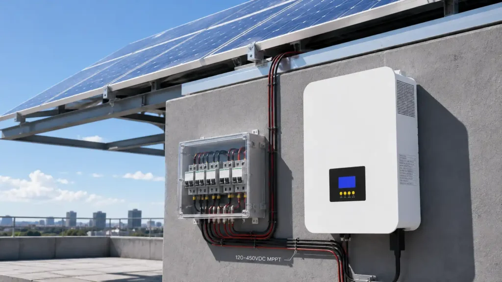 KH5000 48V Hybrid Solar Inverter 5.5kW 230V (2)