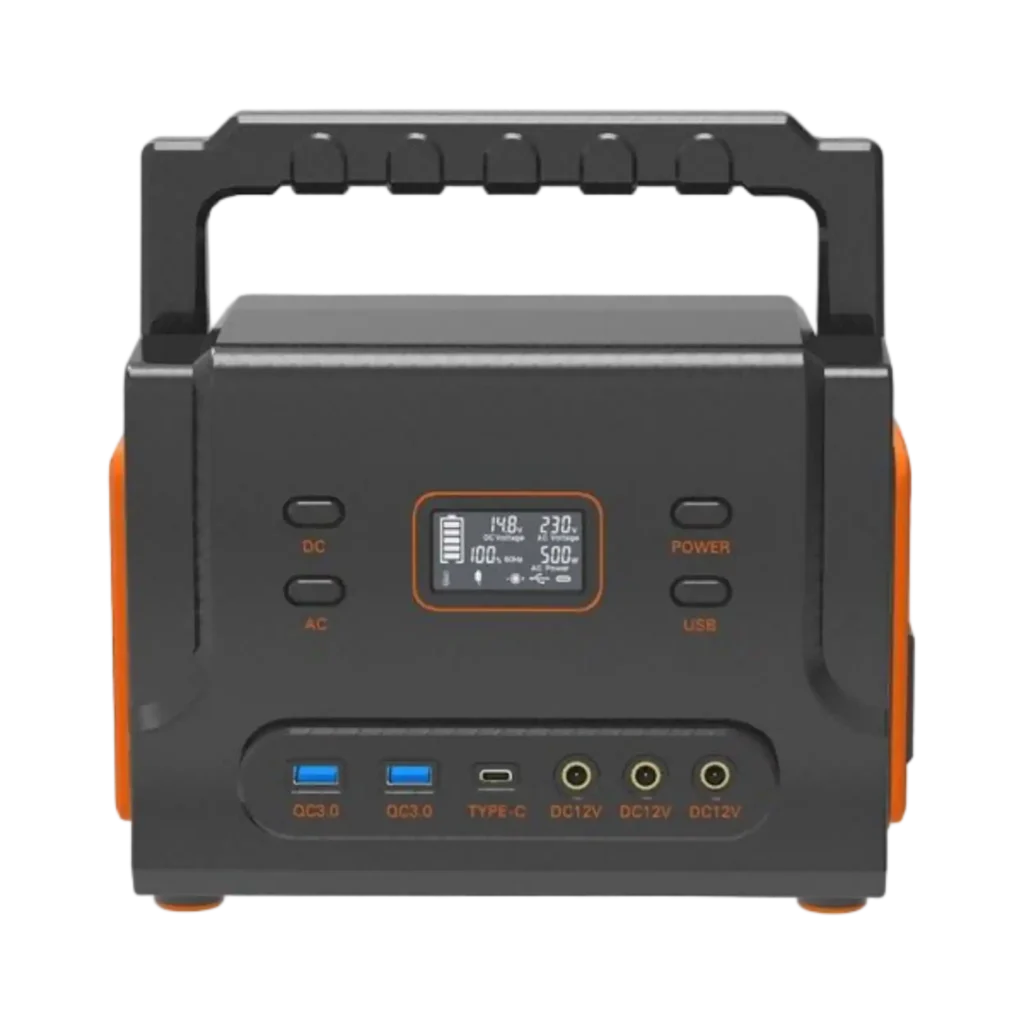 Outdoor Solar Power Generator 500W Portable Power Station