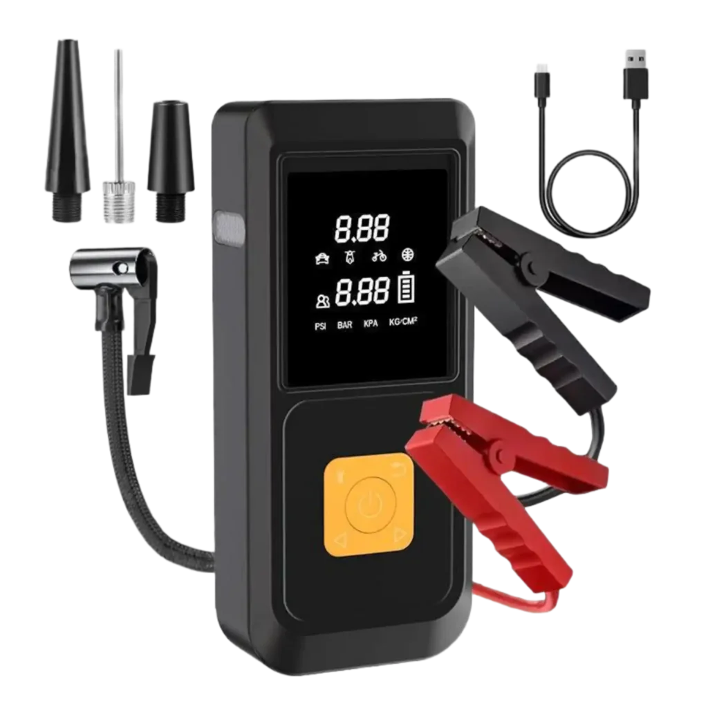 Q08 8000mAh Car Jump Starter with Air Pump