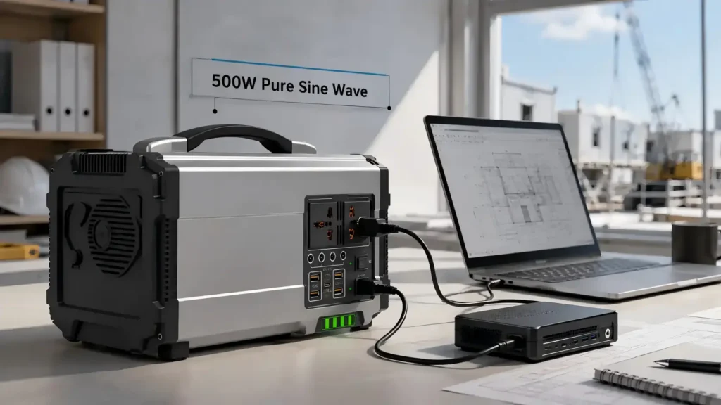 Solar Generator 500W Portable Power Station (13)