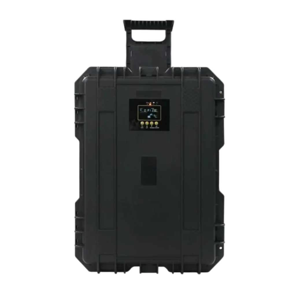 Trolley Mobile Solar Generator Portable Power Station 5000W