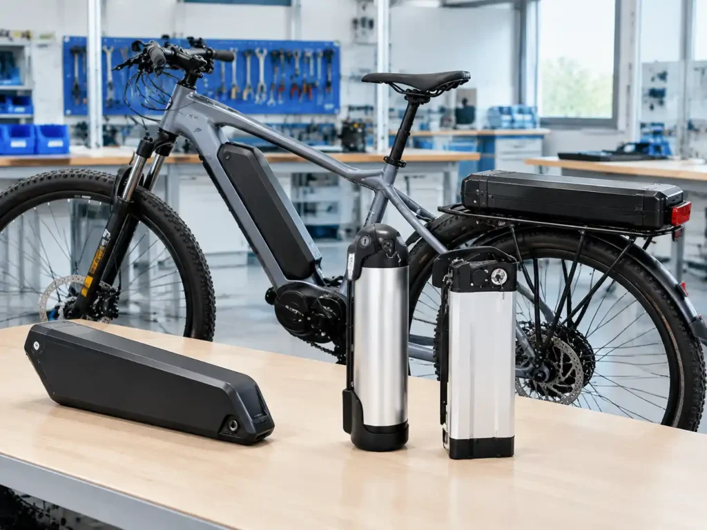 Comparison of lithium e-bike battery pack formats for OEM selection